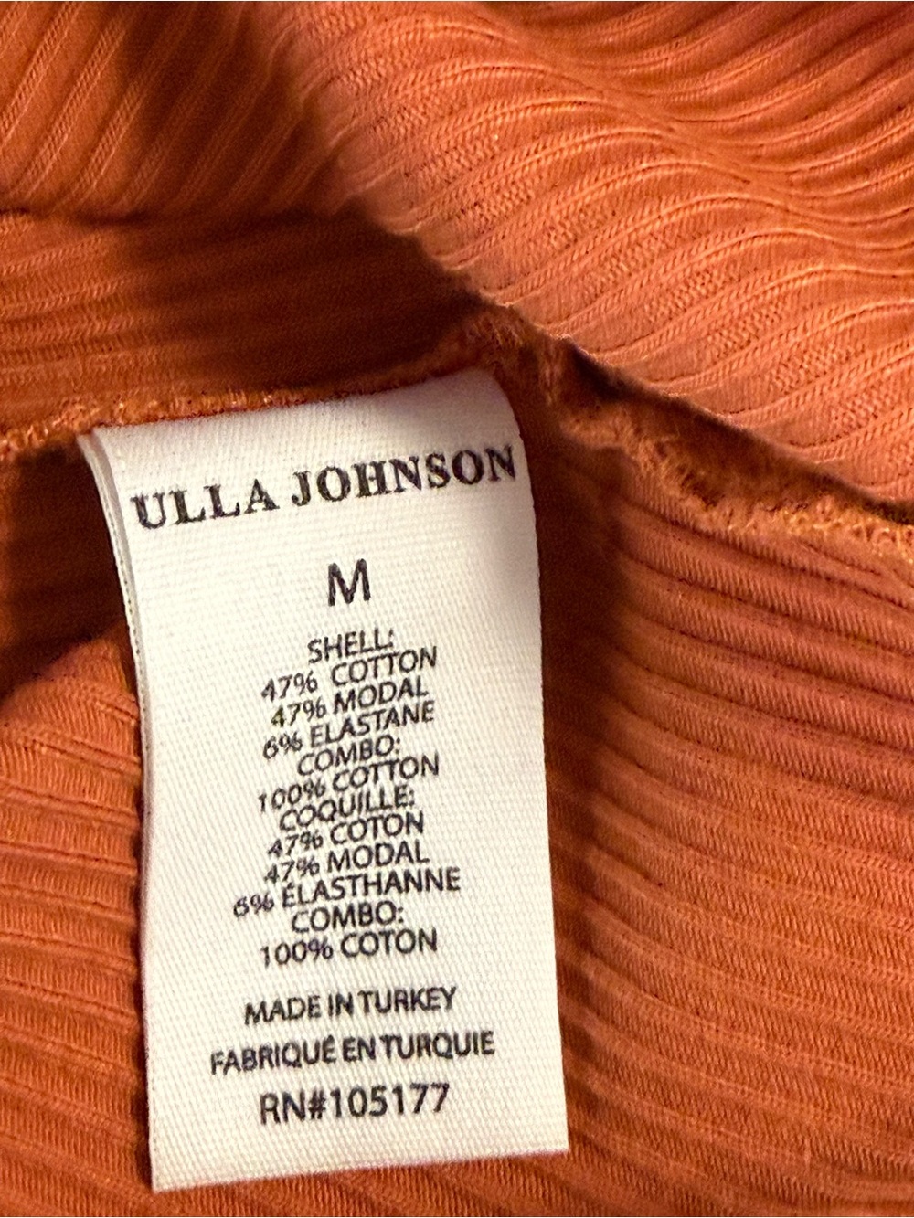 Ulla Johnson Koa Auburn Ruffle Sleeve Top M - Picture 4 of 5